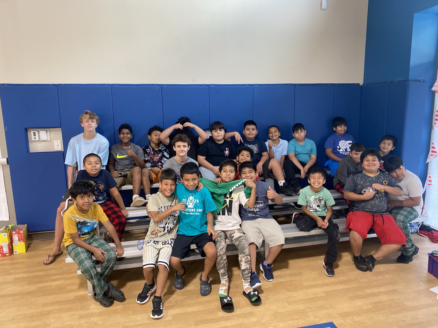 Passing Hope lacrosse clinic group